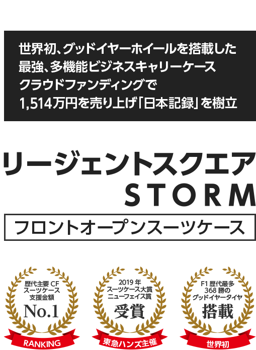 リージェントスクエア フロントオープンスーツケース